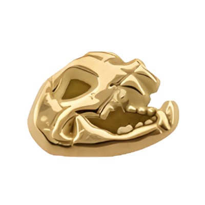 Накрутка из золота Animal skull